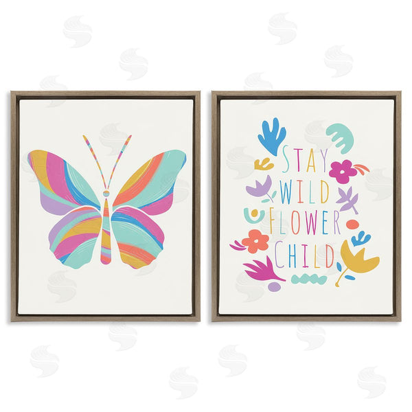 Stupell Industries Chen Alyesh | Stay Wild Butterfly