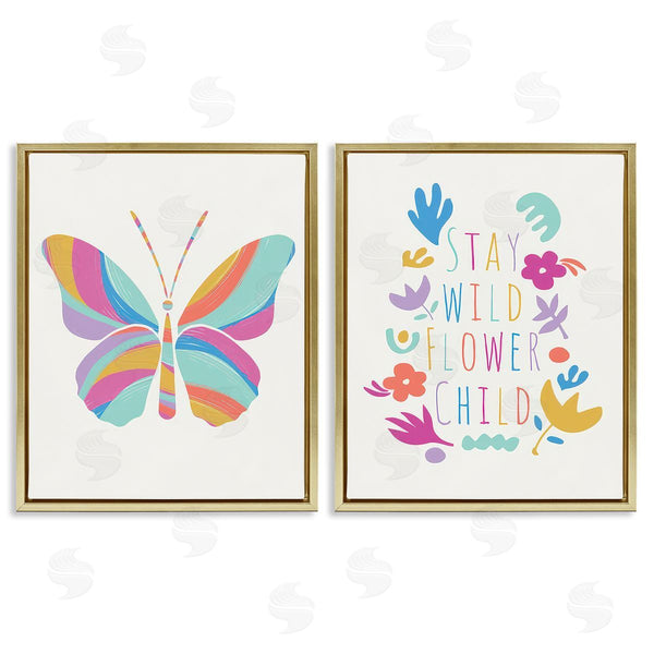 Stupell Industries Chen Alyesh | Stay Wild Butterfly