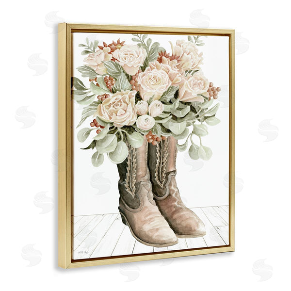 Stupell Industries Cindy Jacobs | Chic Bouquet Boots