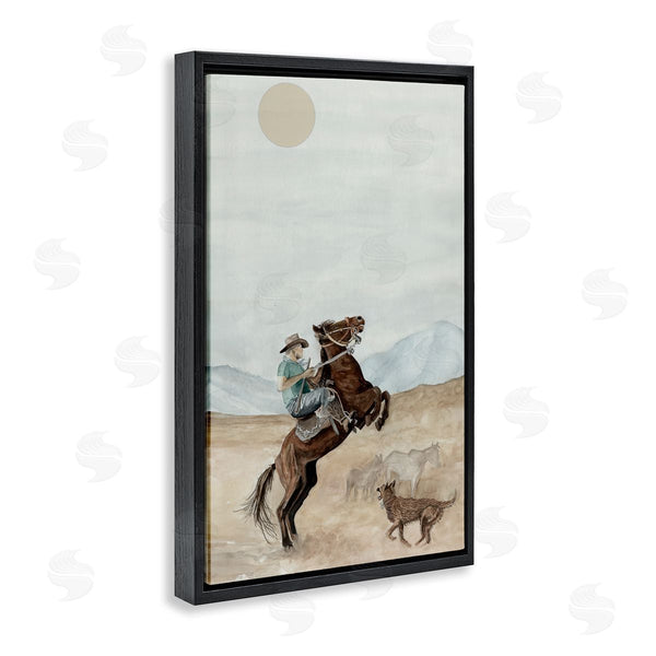 Stupell Industries Cindy Jacobs | Rearing Horse & Dog