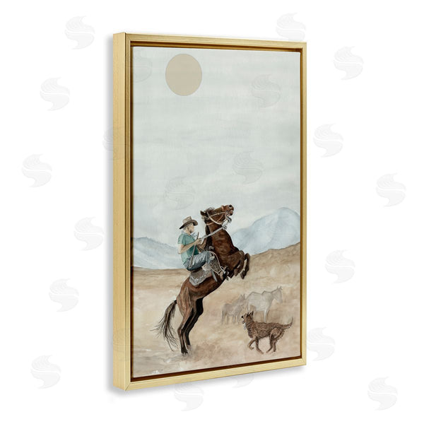 Stupell Industries Cindy Jacobs | Rearing Horse & Dog