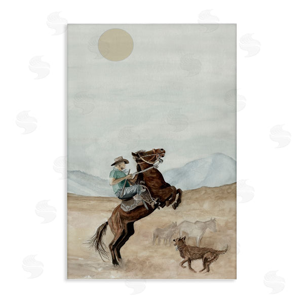 stupell industries Cindy Jacobs | Rearing Horse & Dog