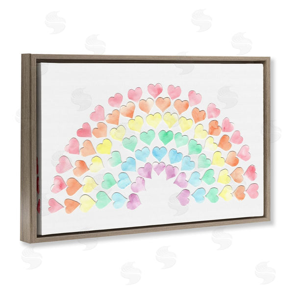Stupell Industries Connie Resch | Rainbow Of Hearts