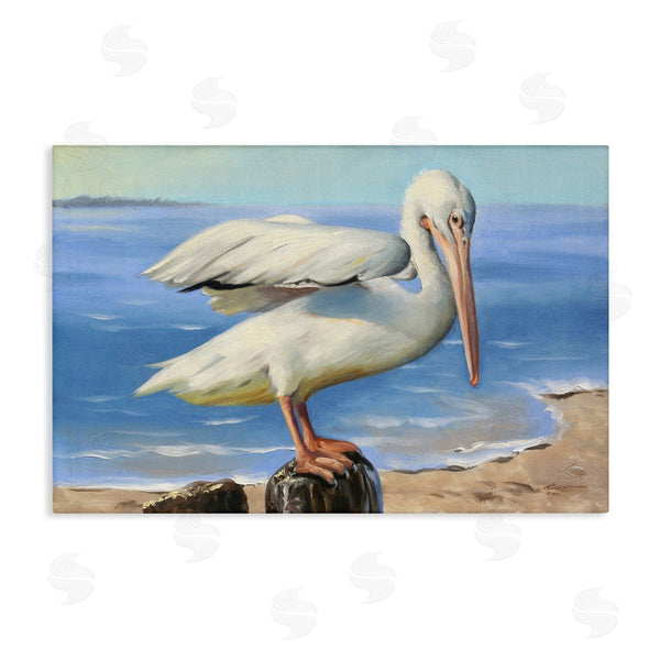 stupell industries D. Rust | Beach Scene Pelican