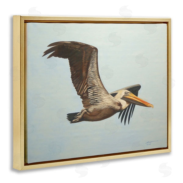 Stupell Industries D. Rust | Brown Pelican In Flight