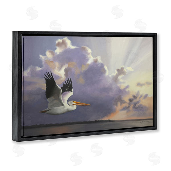 Stupell Industries D. Rust | Dawn Sunrise Pelican