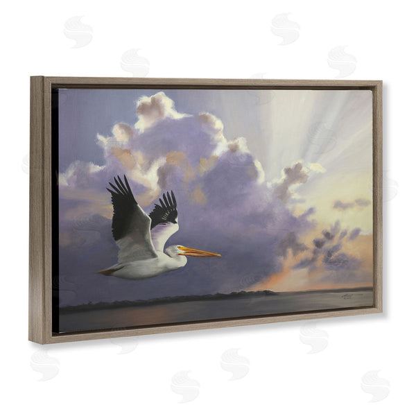 Stupell Industries D. Rust | Dawn Sunrise Pelican