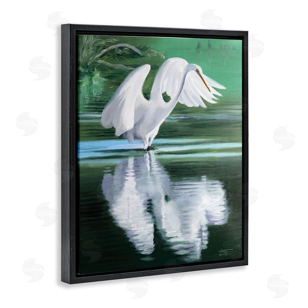 Stupell Industries D. Rust | Egret Flapping Wings