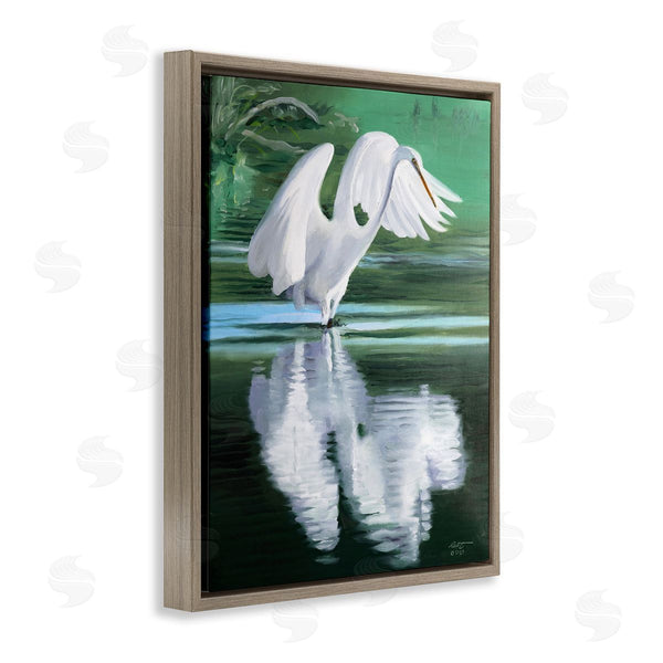 Stupell Industries D. Rust | Egret Flapping Wings