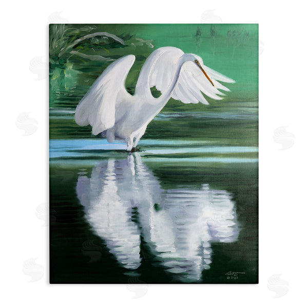 stupell industries D. Rust | Egret Flapping Wings