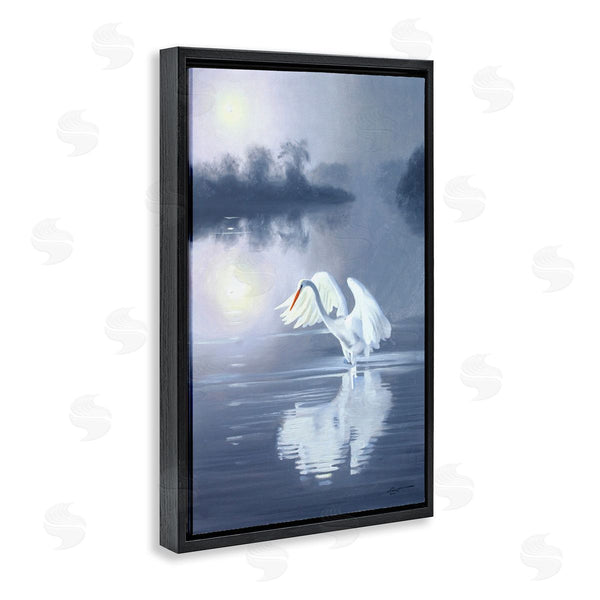 Stupell Industries D. Rust | Egret On Stormy Waters