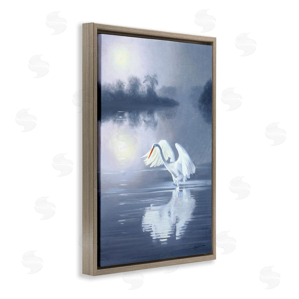 Stupell Industries D. Rust | Egret On Stormy Waters