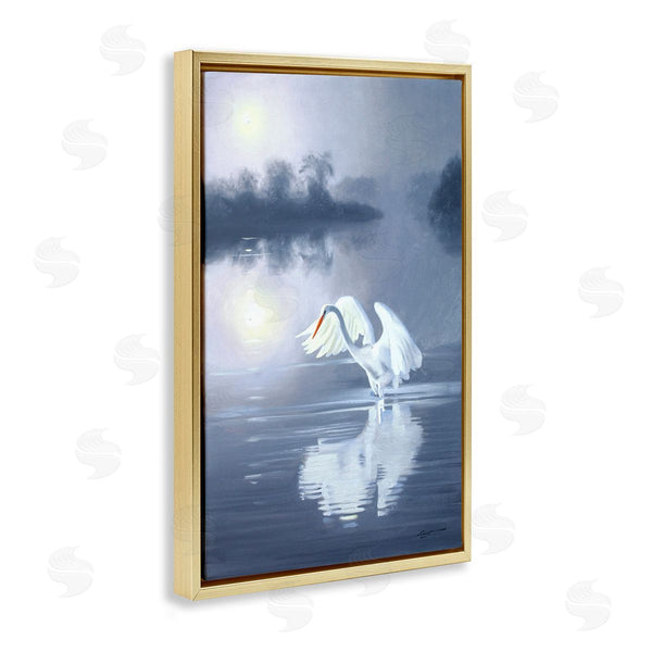 Stupell Industries D. Rust | Egret On Stormy Waters