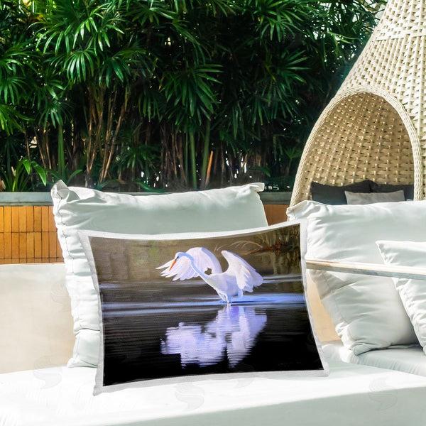 Stupell Industries D. Rust | Egret With Water Ripples