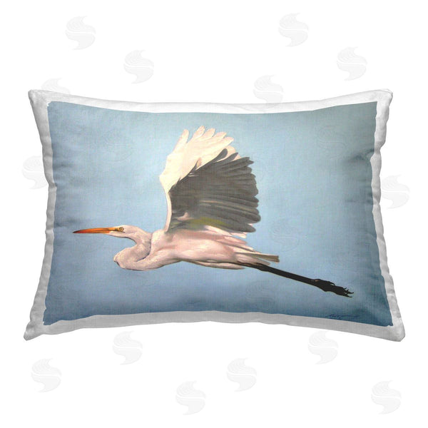 stupell industries D. Rust | Graceful Egret Flying