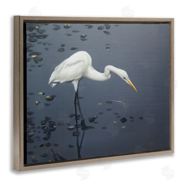 Stupell Industries D. Rust | Graceful Egret In Lake