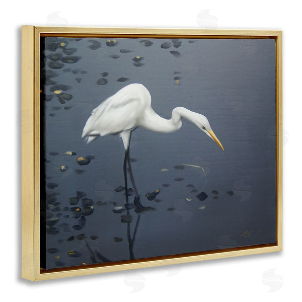 Stupell Industries D. Rust | Graceful Egret In Lake
