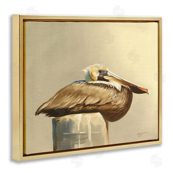 Stupell Industries D. Rust | Pelican Resting On Dock