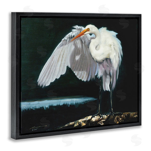 Stupell Industries D. Rust | Stoic Heron Standing