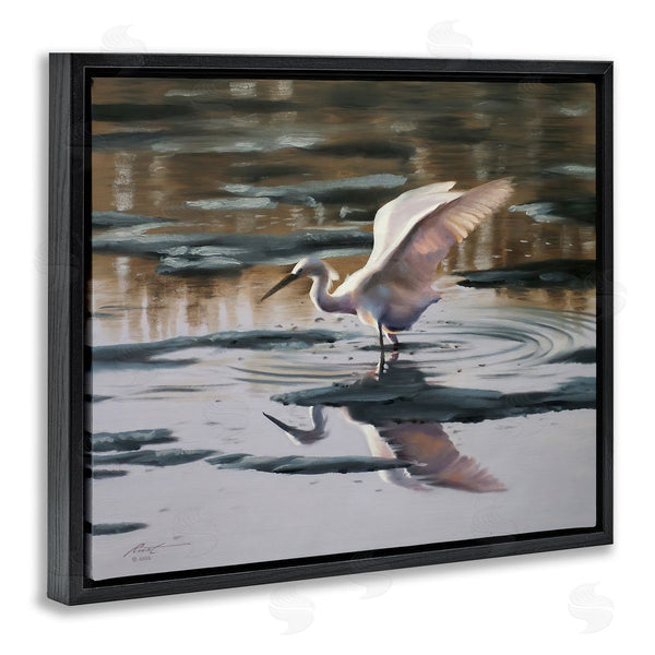 Stupell Industries D. Rust | Swan Landing In Water