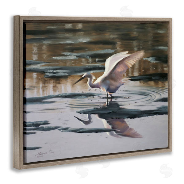 Stupell Industries D. Rust | Swan Landing In Water
