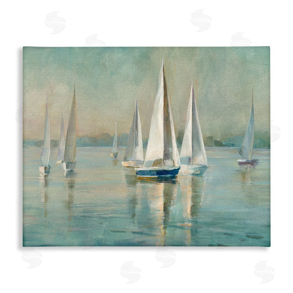 stupell industries Danhui Nai | Sailboats at Sunrise