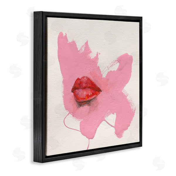 Stupell Industries Daniel Houston | Red Lips On Pink