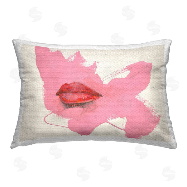 Stupell Industries Daniel Houston | Red Lips On Pink