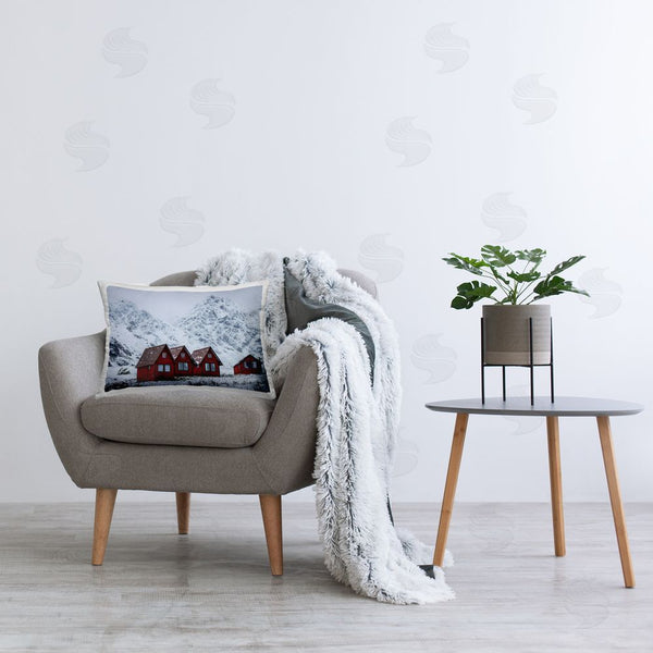 Stupell Industries Daniel Sproul | Red Winter Cabins