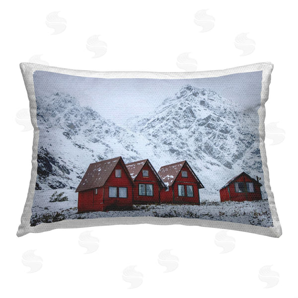 Stupell Industries Daniel Sproul | Red Winter Cabins