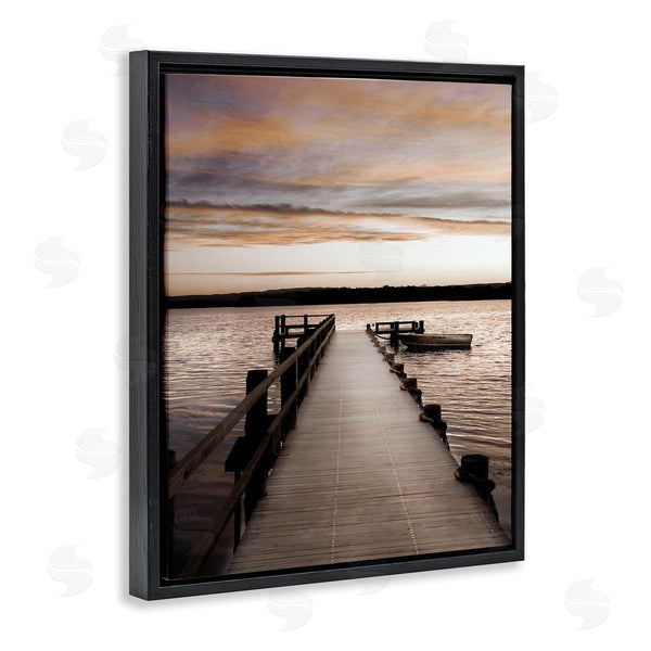 Stupell Industries Danita Delimont | Boat & Beach Pier