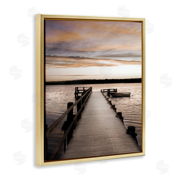 Stupell Industries Danita Delimont | Boat & Beach Pier