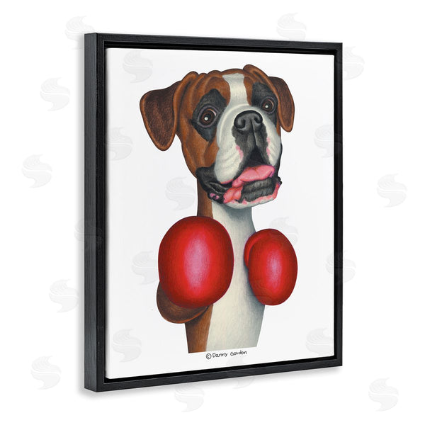Stupell Industries Danny Gordan | Boxing Boxer Dog