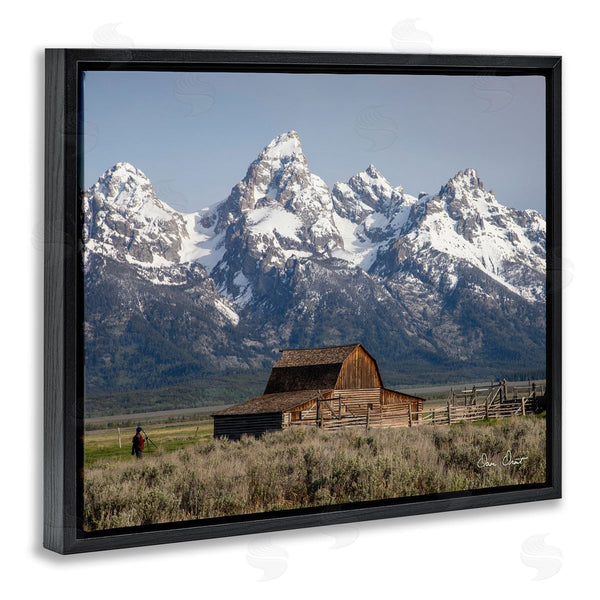 Stupell Industries David Drost | Cabin & Snowy Peaks