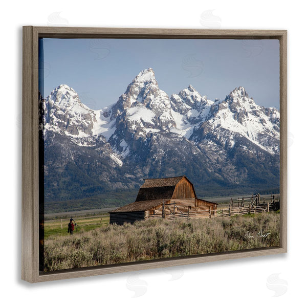 Stupell Industries David Drost | Cabin & Snowy Peaks