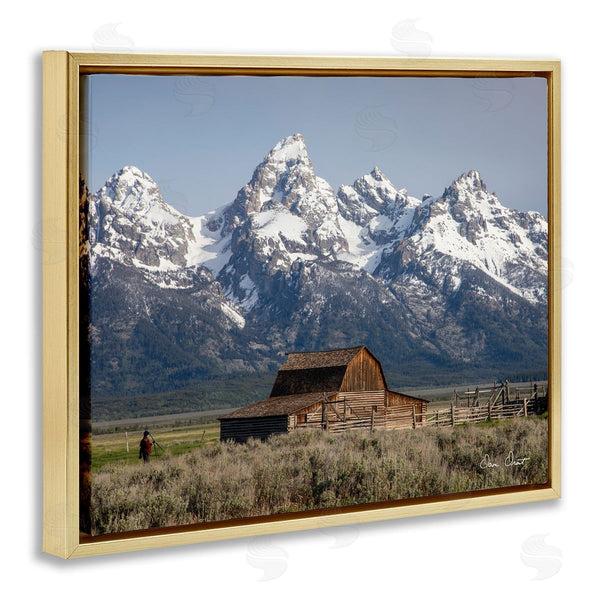 Stupell Industries David Drost | Cabin & Snowy Peaks