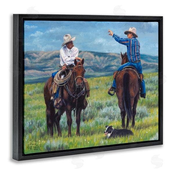 Stupell Industries David Graham | Cowboy Logic Scene
