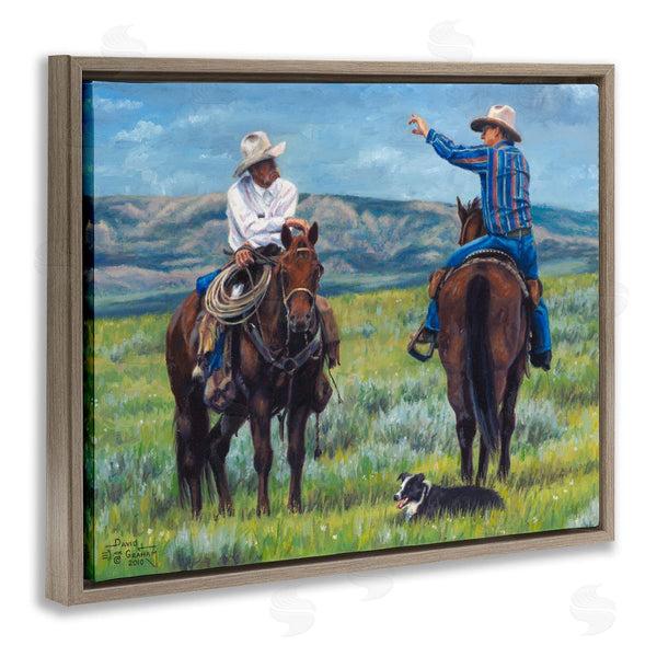 Stupell Industries David Graham | Cowboy Logic Scene