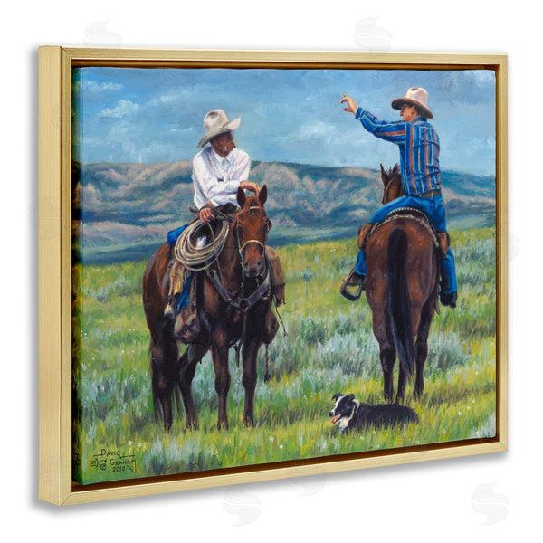 Stupell Industries David Graham | Cowboy Logic Scene