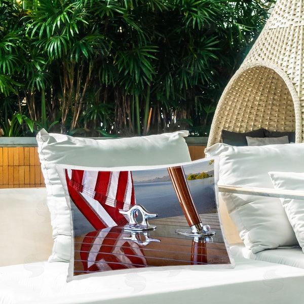 Stupell Industries Dennis Frates | Flag On Boat Hull