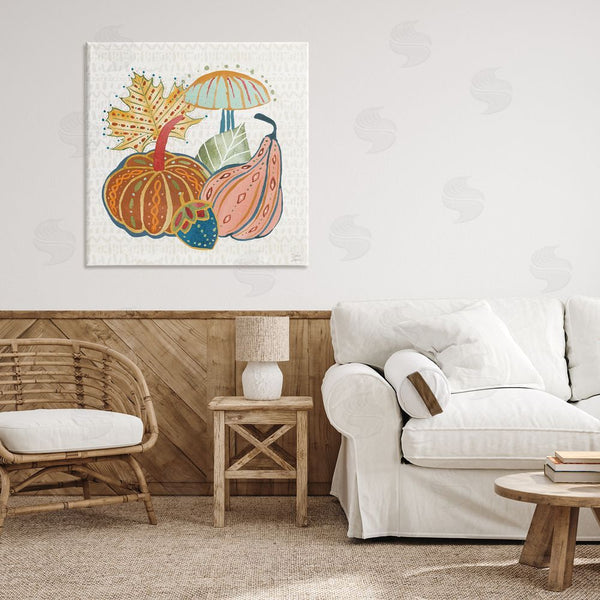 Stupell Industries Dina June | Harvest Whimsy Gourds
