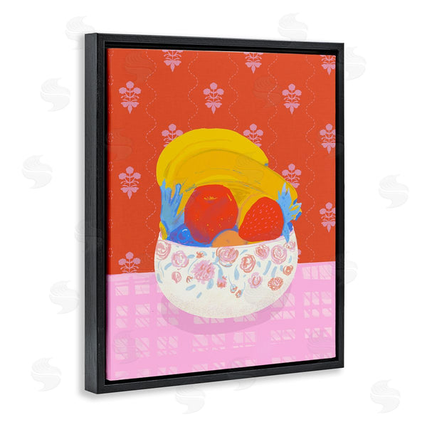 Stupell Industries Dina Riddle | Fruit Bowl Bold Red