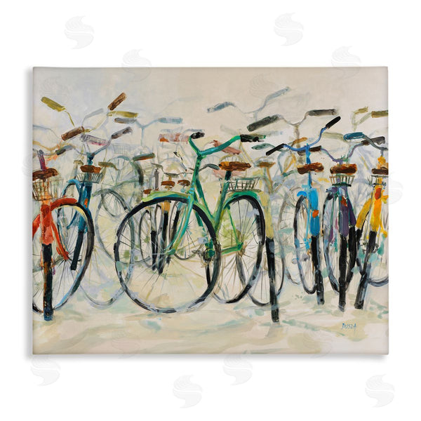 stupell industries Dusza | Group of Bicycles
