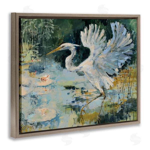 Stupell Industries Dusza | Heron With Spread Wings