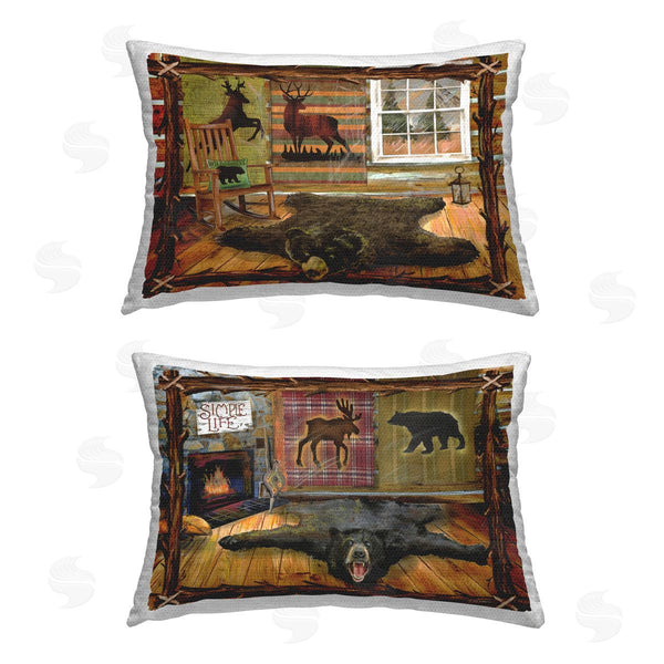 Stupell Industries Ed Wargo | Log Cabin Interiors