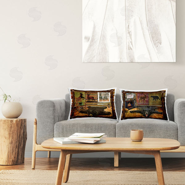 stupell industries Ed Wargo | Log Cabin Interiors
