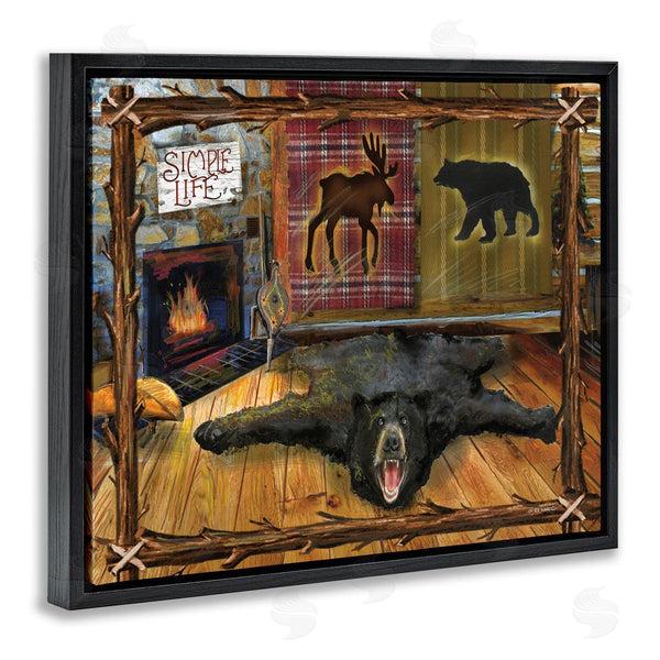 Stupell Industries Ed Wargo | Rustic Cabin Interior