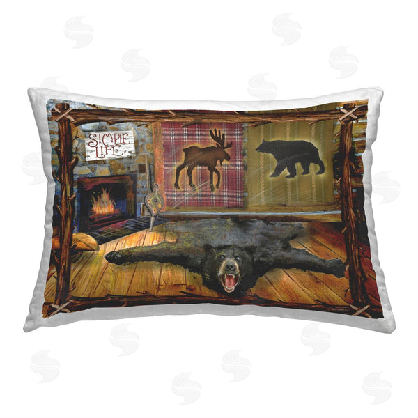 stupell industries Ed Wargo | Rustic Cabin Interior