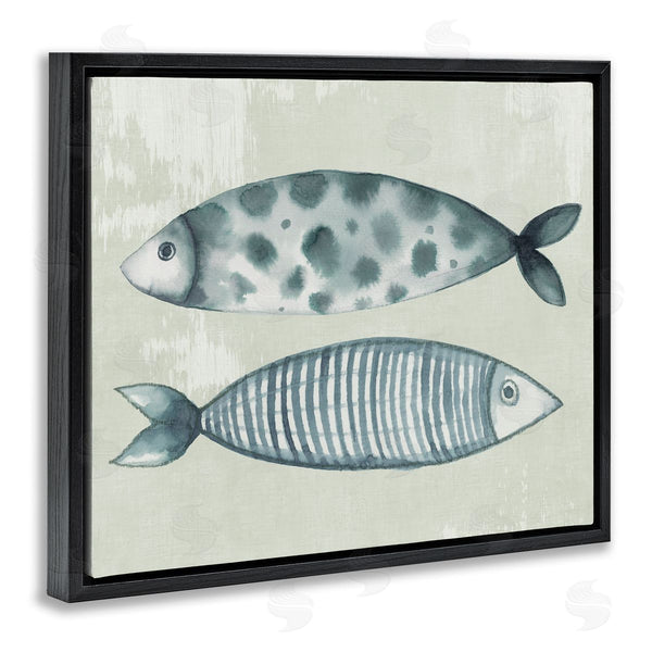 Stupell Industries Eli Jones | Dotted & Striped Fish