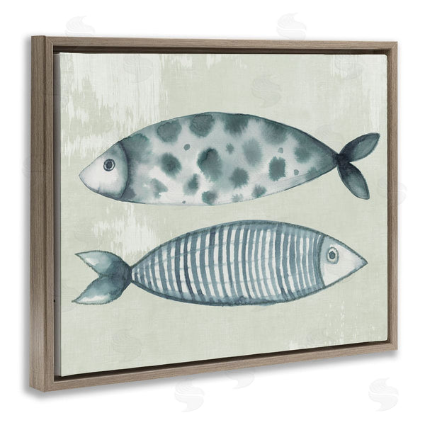 Stupell Industries Eli Jones | Dotted & Striped Fish